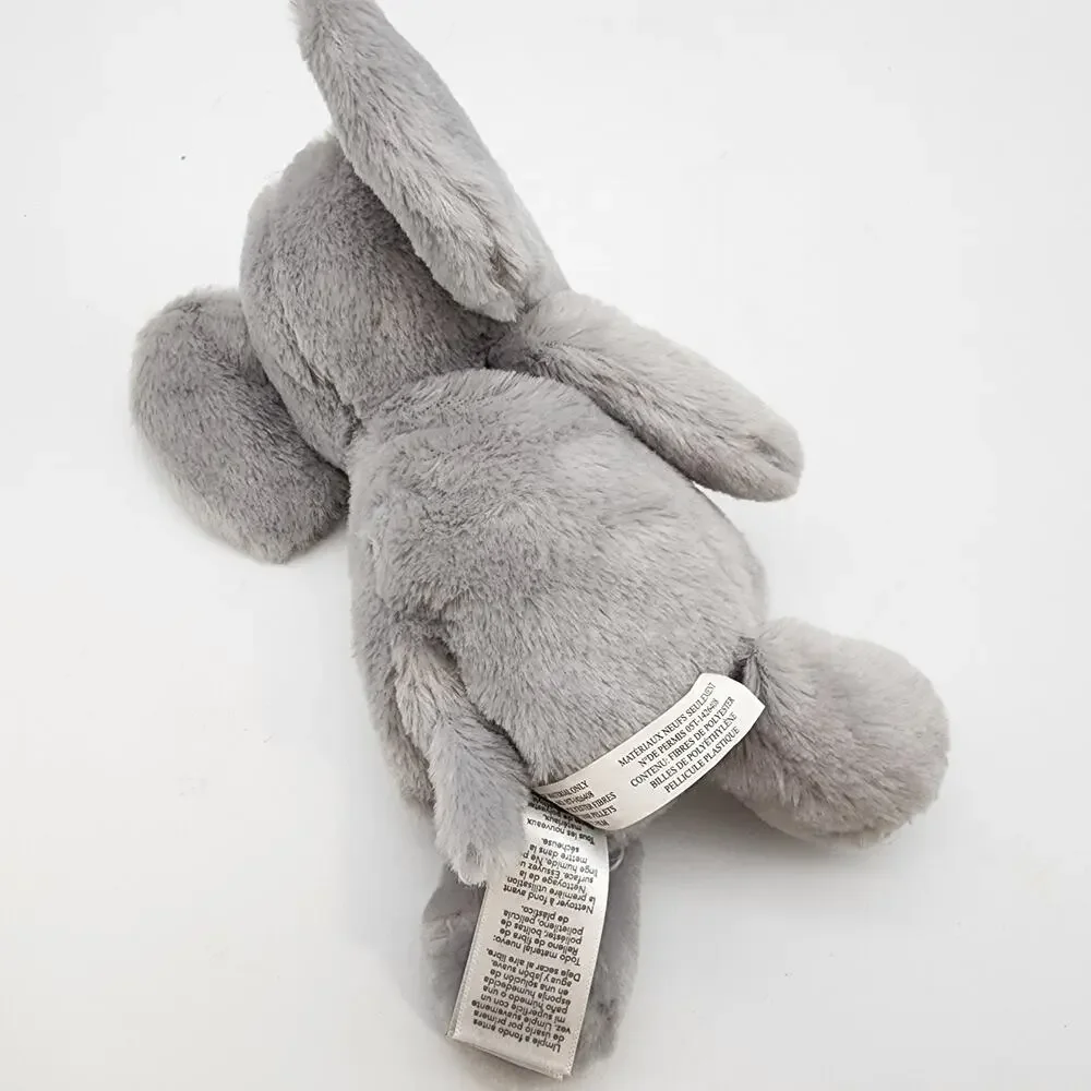 Carters Gray Elephant Rattle Plush Stuffed Animal 8